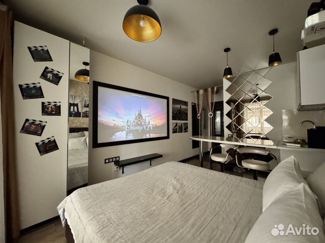 

Квартира-студия, 33 м², 1 кровать