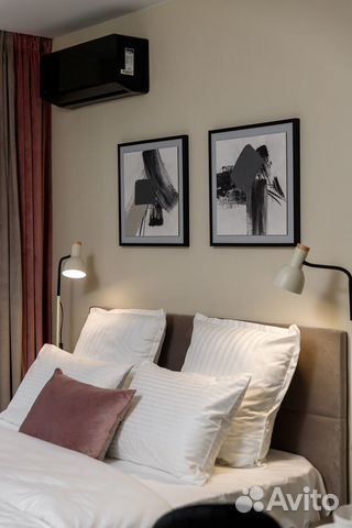 

Квартира-студия, 26 м², 2 кровати