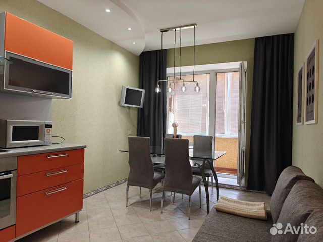 

1-к. квартира, 55 м², 3 кровати