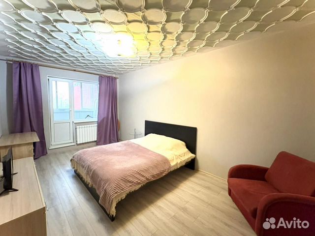 

1-к. квартира, 42 м², 3 кровати