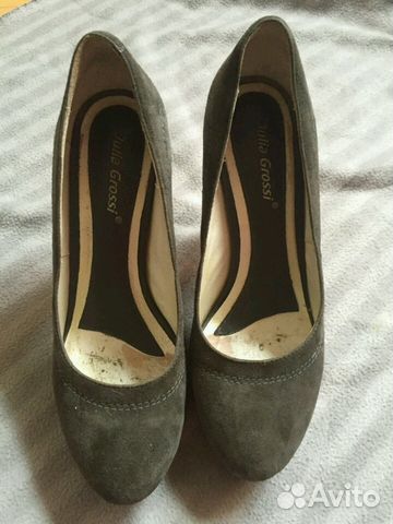 Туфли из натуральной замши Туфли из натуральной замши