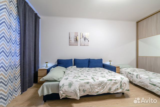 

1-к. квартира, 37 м², 2 кровати