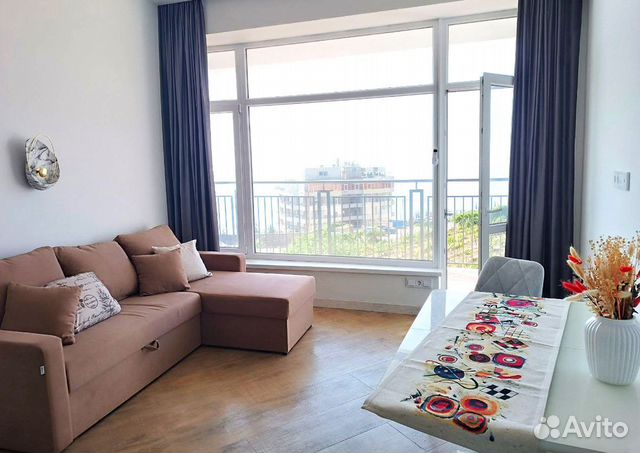 

1-к. квартира, 60 м², 2 кровати