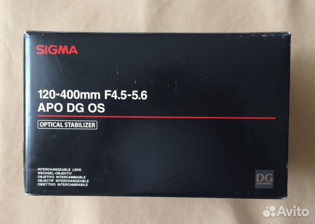 Объектив Sigma 120-400mm F4.5-5.6 APO DG OS