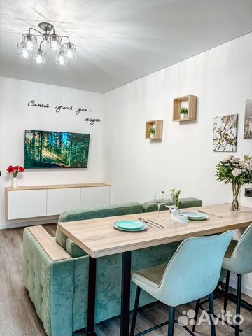 

1-к. квартира, 40 м², 2 кровати