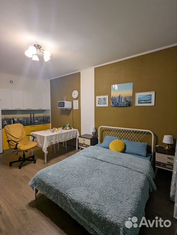 

Квартира-студия, 28 м², 1 кровать
