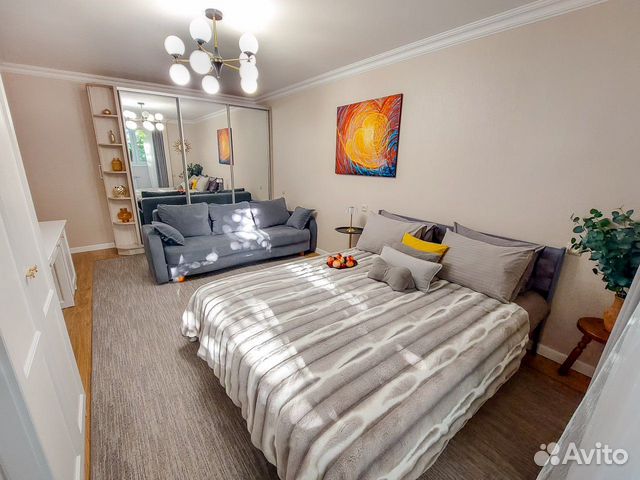 

1-к. квартира, 38 м², 2 кровати