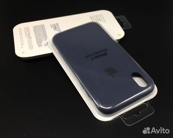 iPhone 10 X Silicon Case AAA Navy Blue айфон Х iPhone 10 X Silicon Case AAA Navy Blue айфон Х