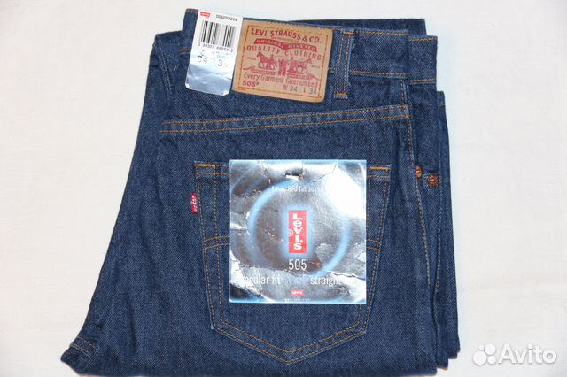 Levis 505 W34 L36 made in USA Джинсы