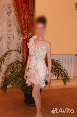 Шикарное свадебное/выпускное платье
