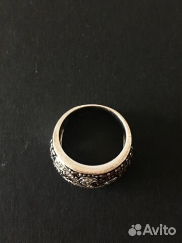 Серебряное кольцо с фианитами
