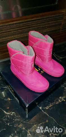 Сапоги утепленные весна/осень Ralph Lauren 26,5
