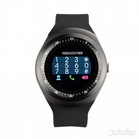 Умные часы-телефон Smart Watch Y1 чёрные