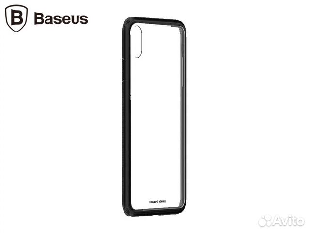 84012373227 Чехол Baseus See-through для iPhone X/XS, черный