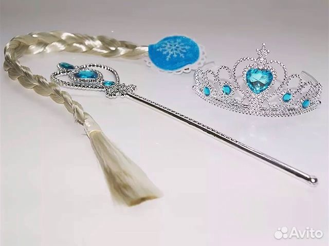 Коса, ободок с косой, корона Эльзы