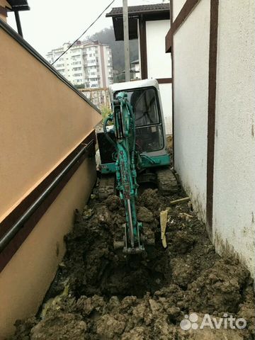 Мини экскаватор Услуги Аренда Мини экскаватор Услуги Аренда