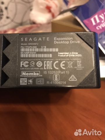 Жесткий диск seagate 5тб