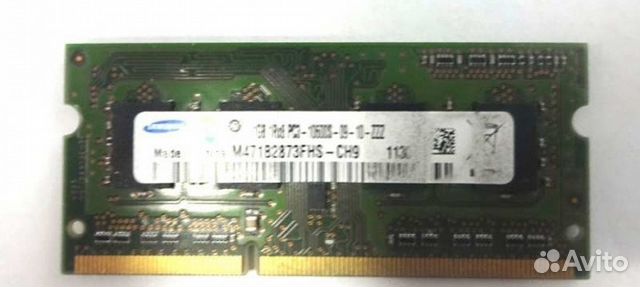 Оперативная память SO-dimm DDR3 1Gb 10600 SAMSUNG