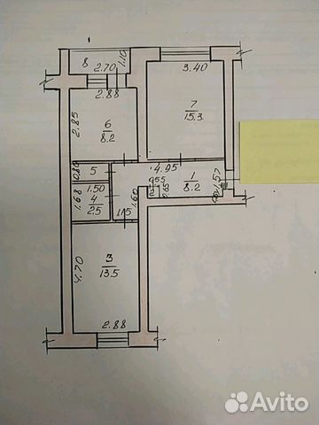 2-к квартира, 51 м², 4/5 эт.