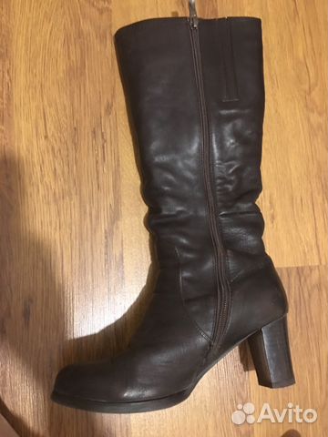 Сапоги женские зимние кожаные 36-37