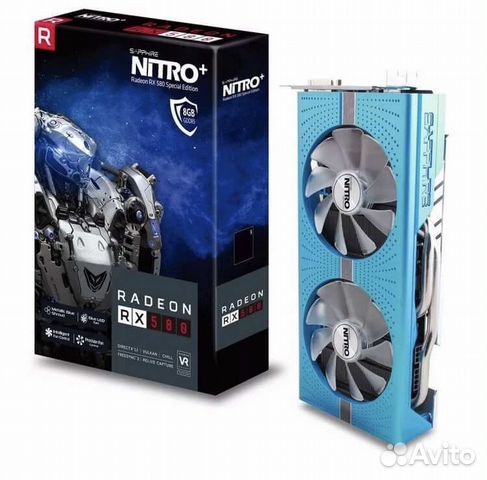 Sapphire amd Radeon RX 580 Nitro+8gb