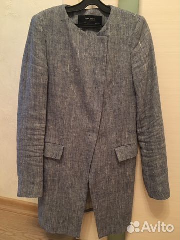 Жакет лён-хлопок Zara Жакет лён-хлопок Zara