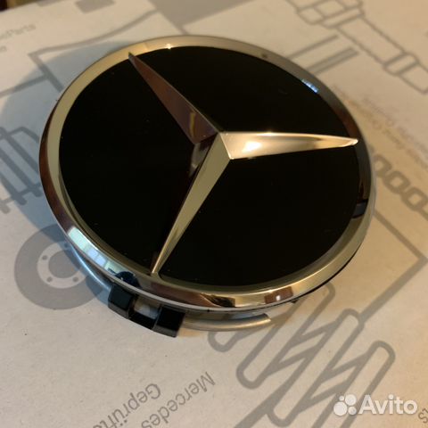 Заглушка колесного диска Mercedes новая