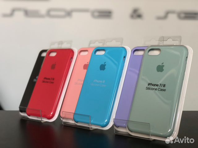 Силиконовые чехлы (накладки) Apple iPhone 7