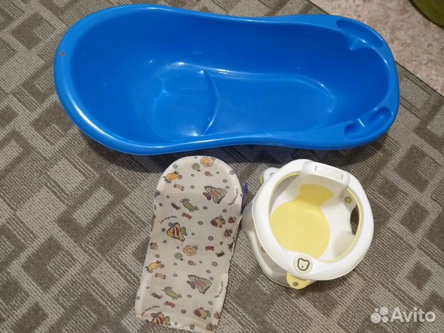Горка для купания, ванночка, стульчик для купания