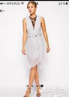 Новое изысканное платье с кружевной вставкой