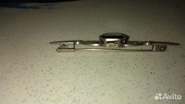 Брошь с агатом