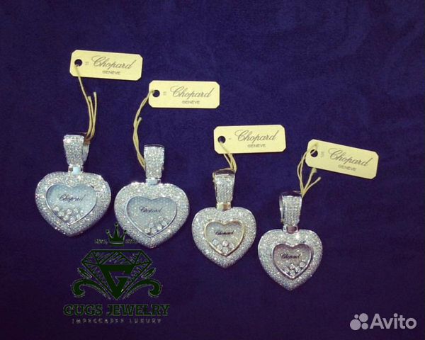 Подвеска кулон из золота chopard happy diamonds