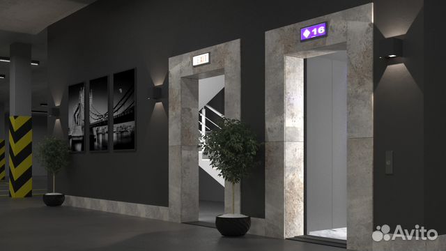 1-к квартира, 46.5 м², 3/8 эт.
