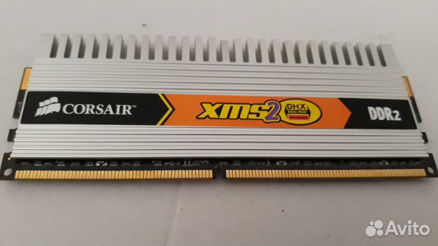 2 планки памяти Corsair XMS2 DDR2 dimm 1 Гб