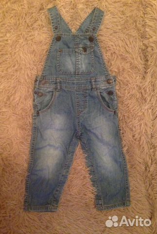 Джинсовый комбинезон Zara baby Джинсовый комбинезон Zara baby