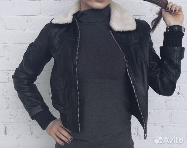 Кожаная куртка-пилот Urbancode (UK) Кожаная куртка-пилот Urbancode (UK)