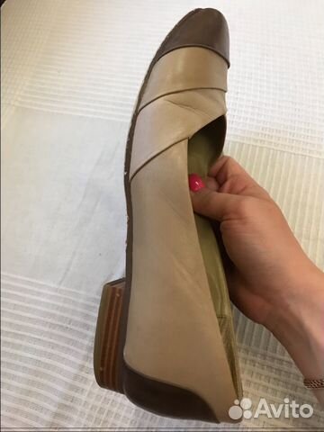 Балетки кожаные Thomas Munz