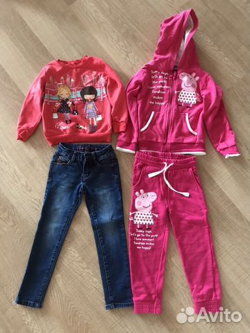 Вещи пакетом для девочки рост 98-104 Вещи пакетом для девочки рост 98-104