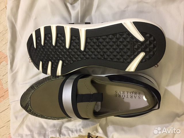 Кроссовки Sartore жен, питон р-р 41 на 40 новые Кроссовки Sartore жен, питон р-р 41 на 40 новые