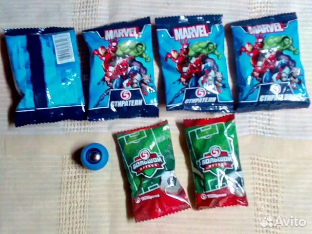 Стиратели и мячики ''Большой футбол'' от Пятёрочки