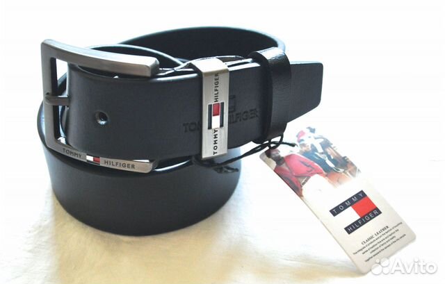 Мужской ремень / Tommy Hilfiger / новый (черный)