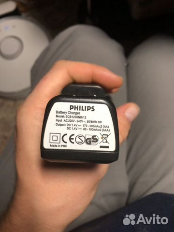 Philips scb1200nb/12 зарядное устройство для аккум