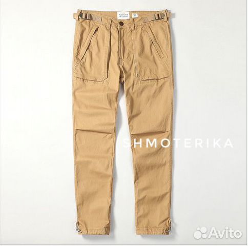 Abercrombie Fitch брюки Беж на затяжках
