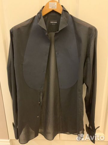 Рубашка с манишкой под смокинг Giorgio Armani