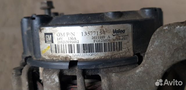 Opel Astra J а1.4 net генератор