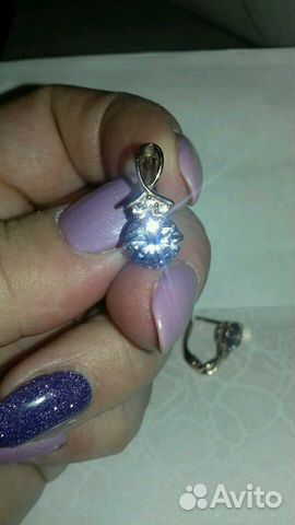 Серьги серебро