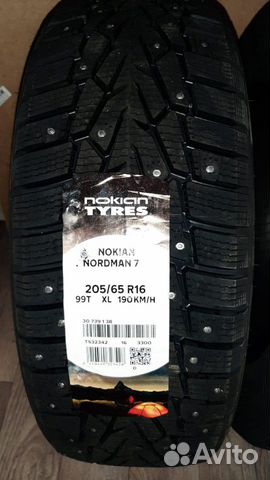 Новые 205/65 R16 Nokian Nordman-7 2019год