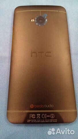 Крышка задняя HTC One M7 801n Black