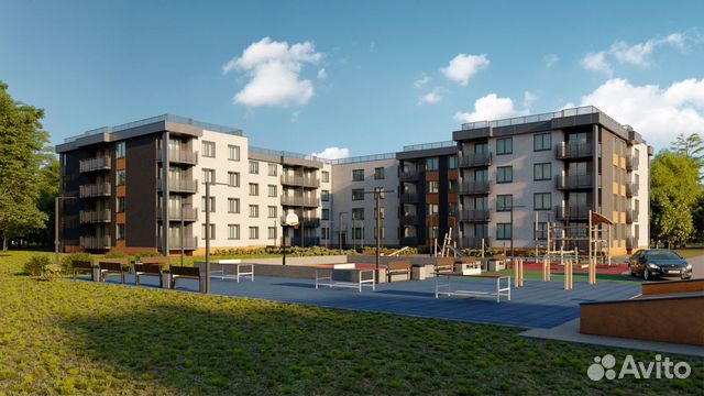 1-к квартира, 42.6 м², 1/4 эт. 1-к квартира, 42.6 м², 1/4 эт.