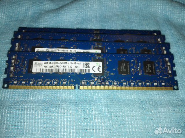 Память SK hynix REG 16Gb 4x4Gb PC3-14900R-13-12-A1 Память SK hynix REG 16Gb 4x4Gb PC3-14900R-13-12-A1